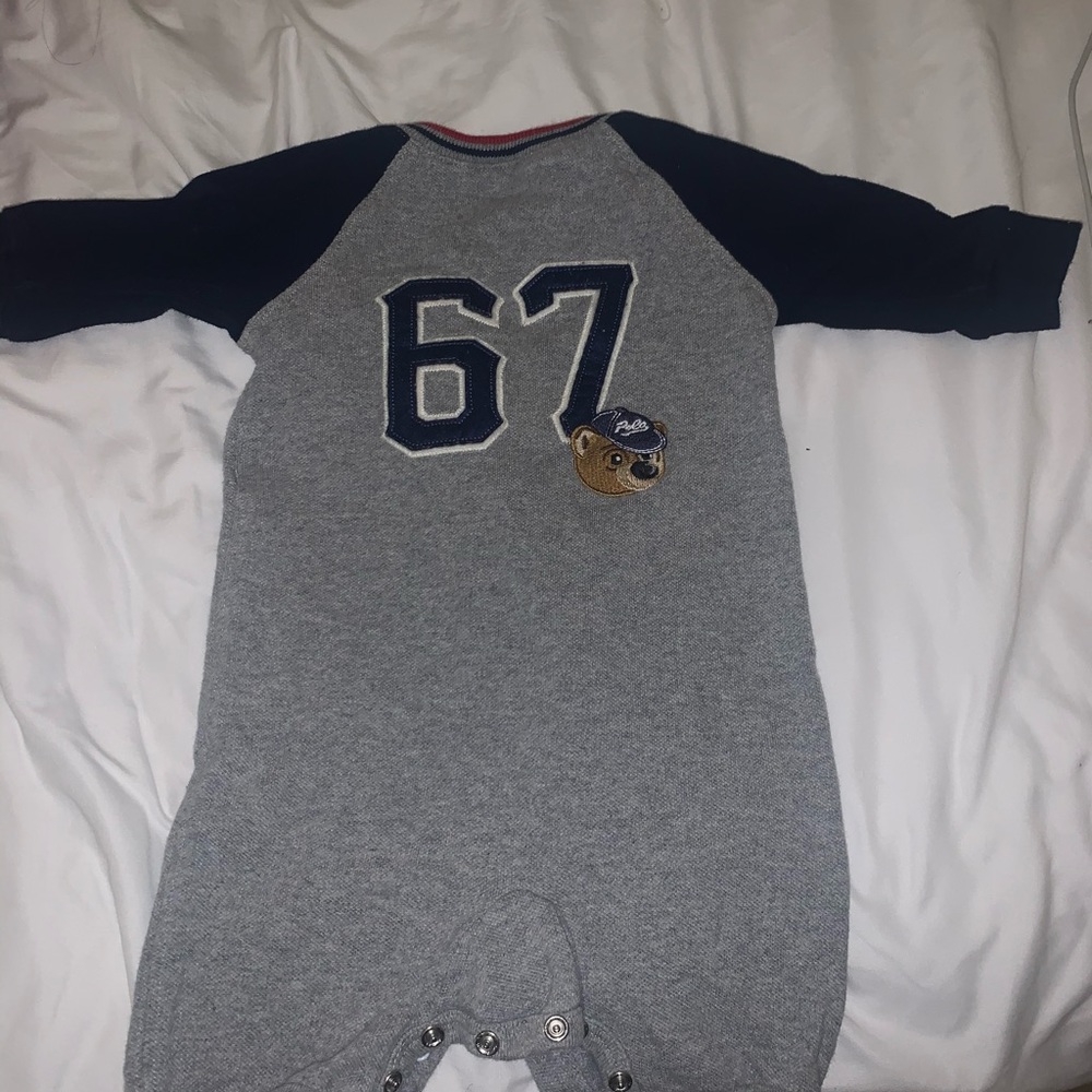 Baby polo onesie